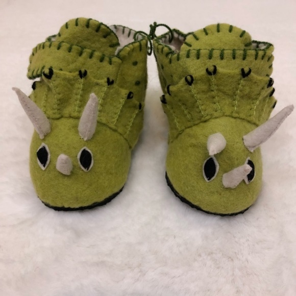 Zooties Triceratops Toddler Shoes - 1-3 Years - Picture 2 of 8